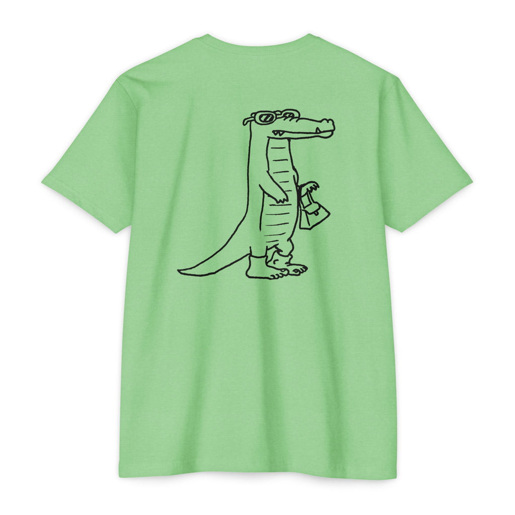 Alligator with people shoes T-shirt