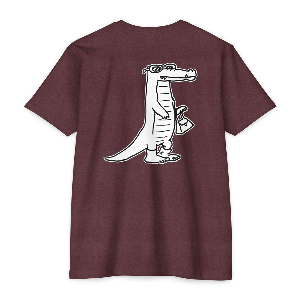 Alligator with people shoes T-shirt
