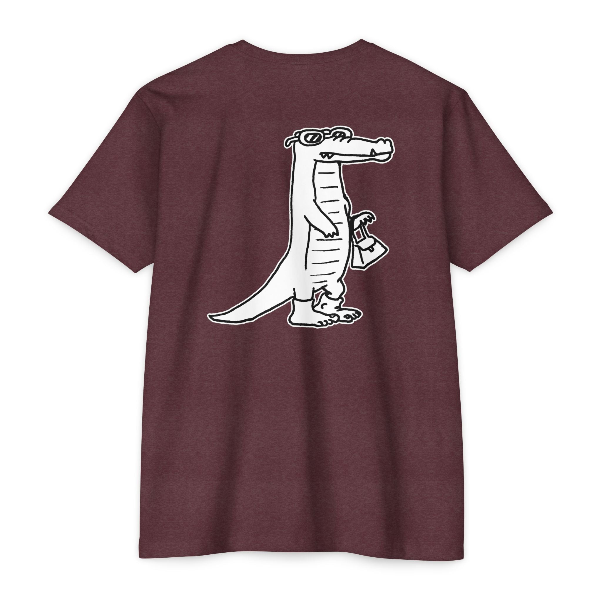 Alligator with people shoes T-shirt