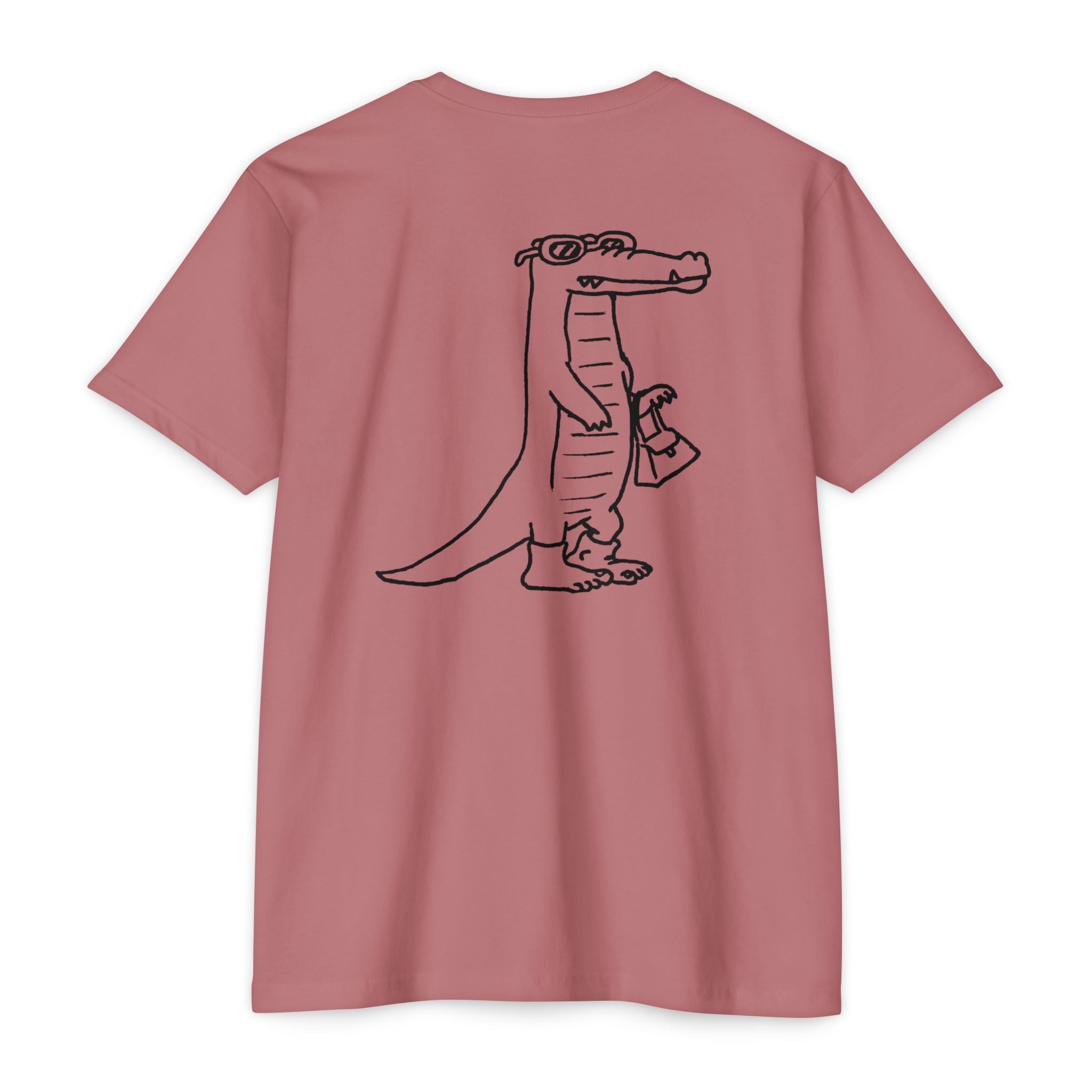 Alligator with people shoes T-shirt
