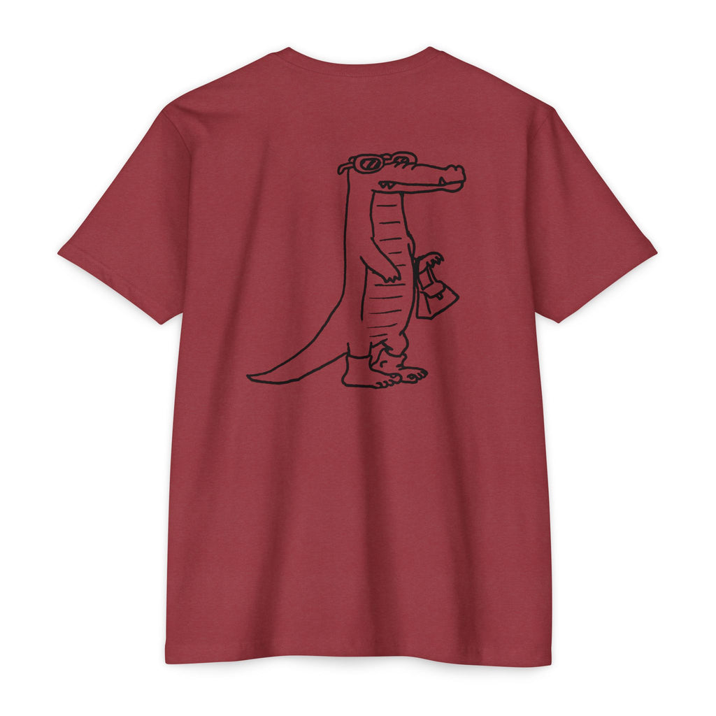 Alligator with people shoes T-shirt
