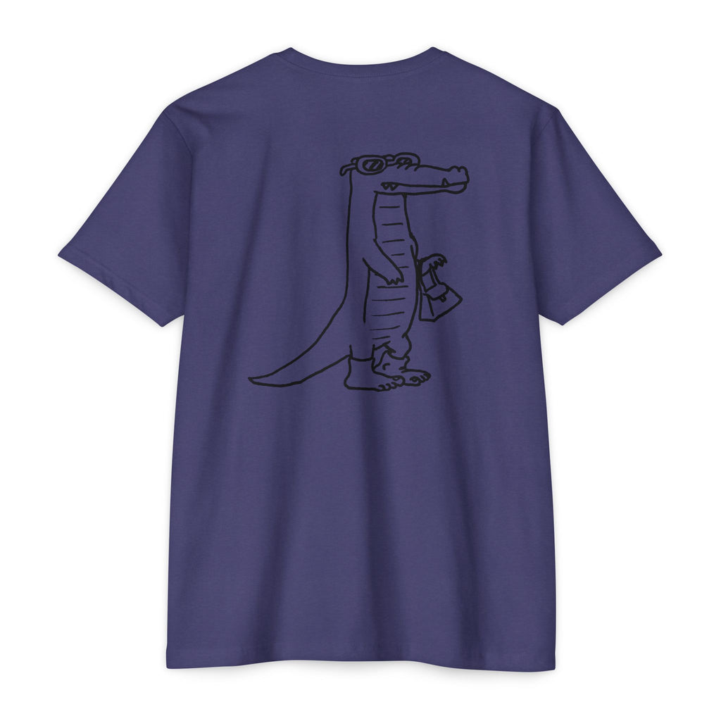 Alligator with people shoes T-shirt