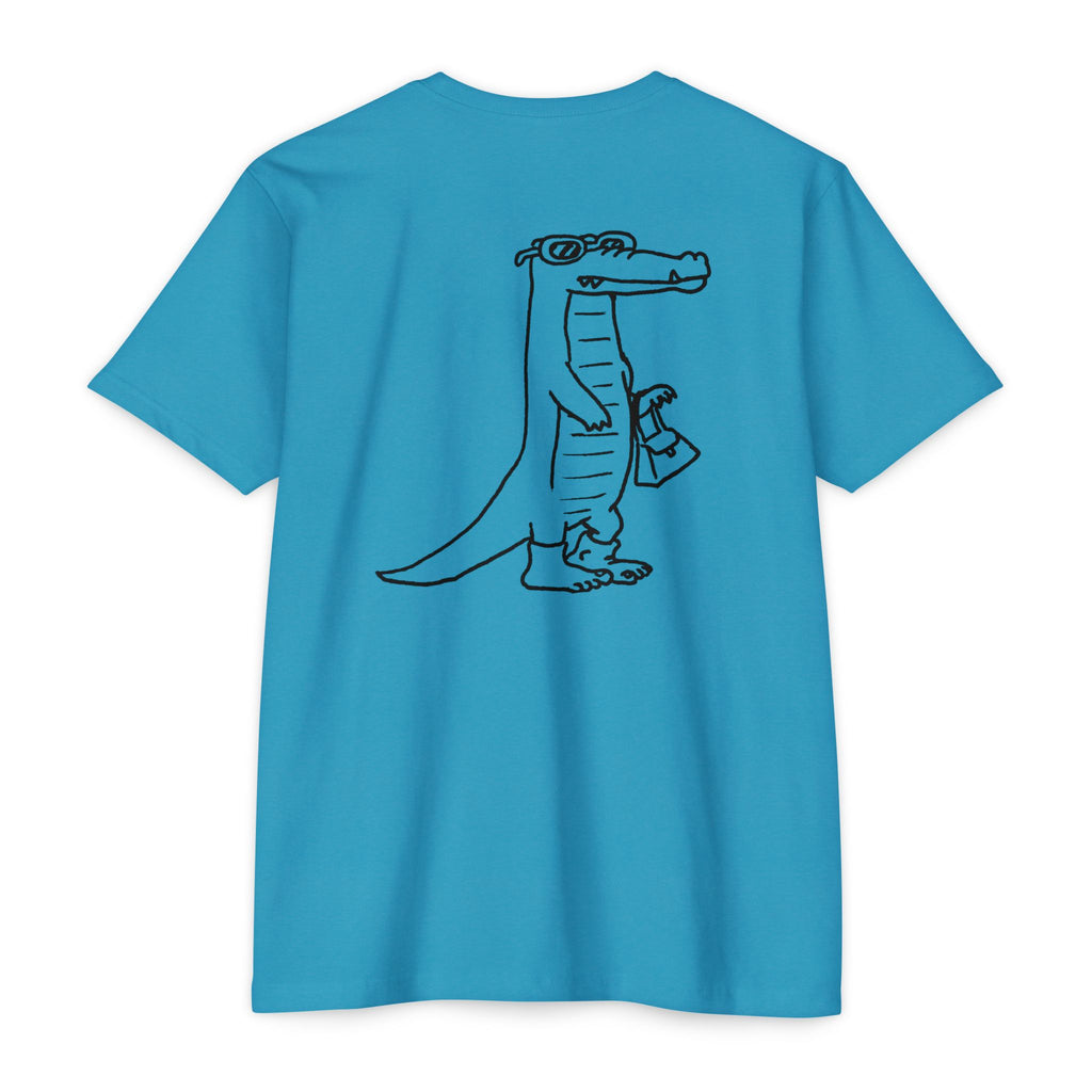 Alligator with people shoes T-shirt