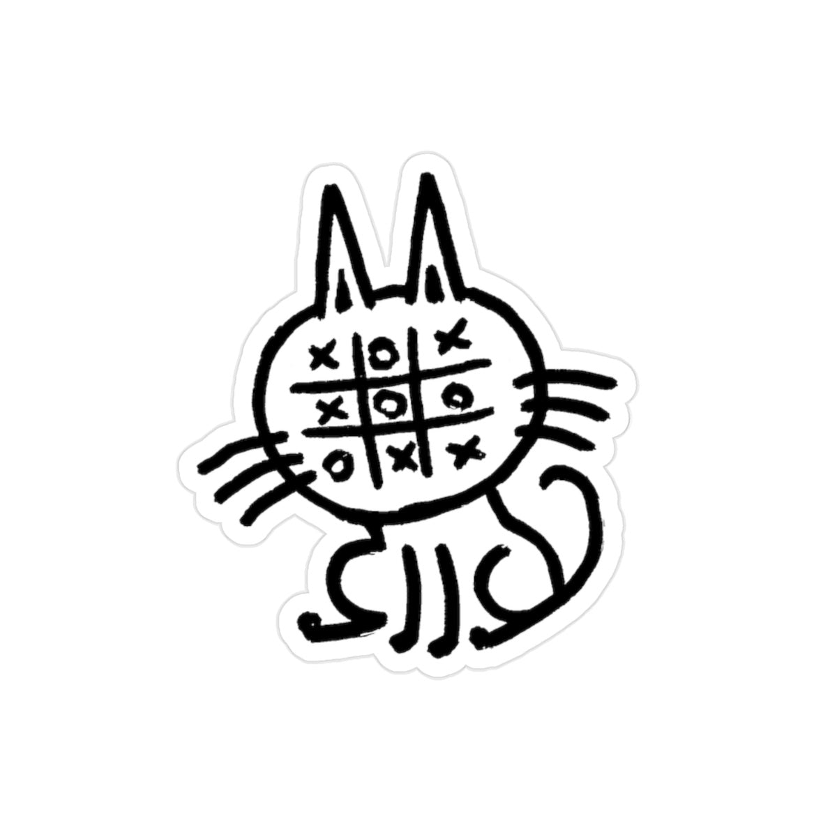 Transparent Outdoor Stickers, Die-Cut, 1pc