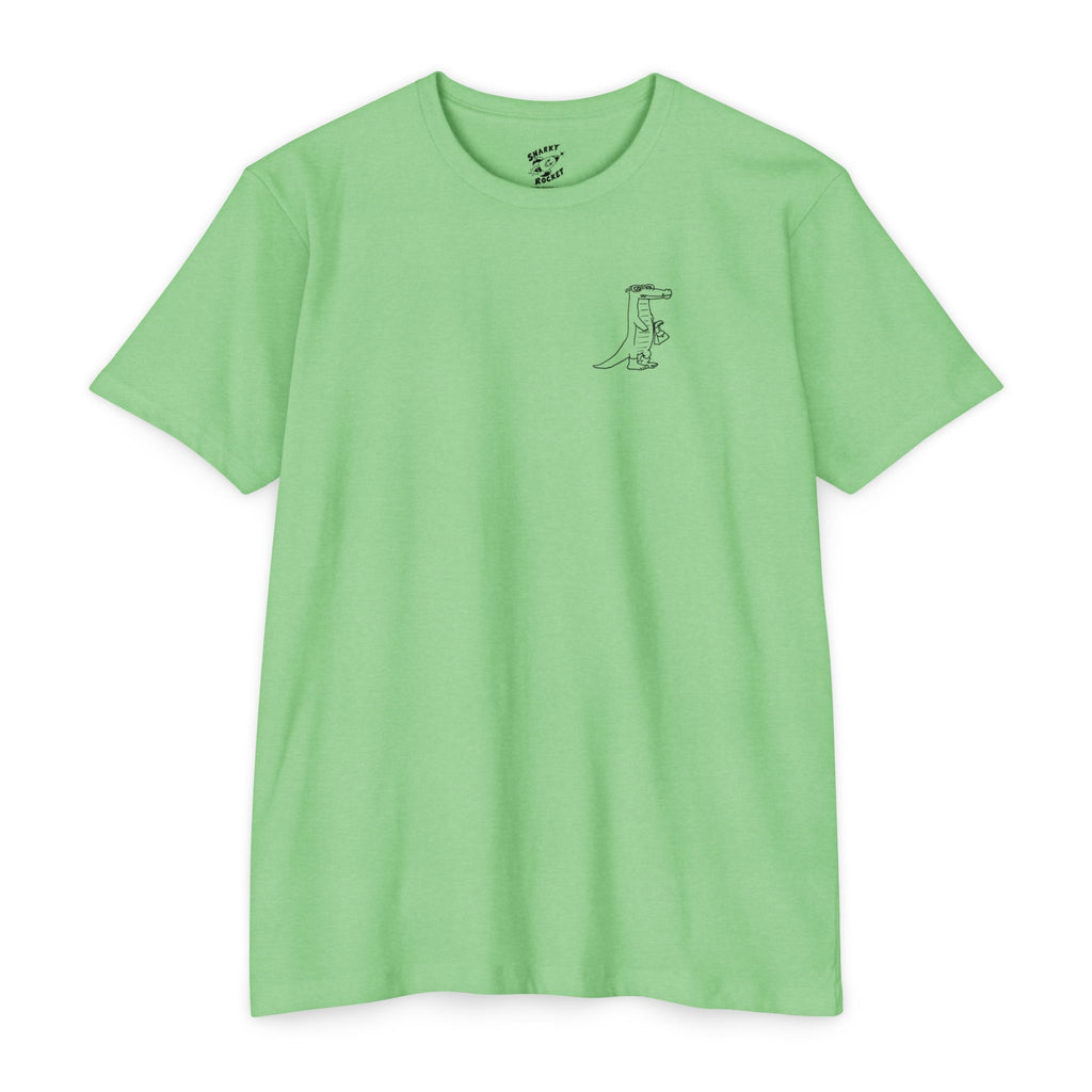 Alligator with people shoes T-shirt