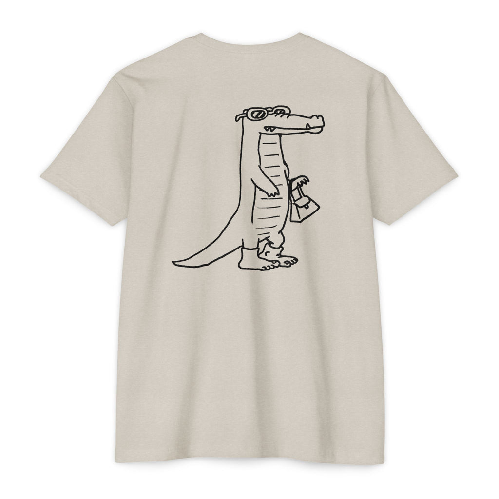 Alligator with people shoes T-shirt