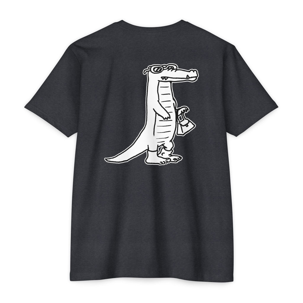 Alligator with people shoes T-shirt