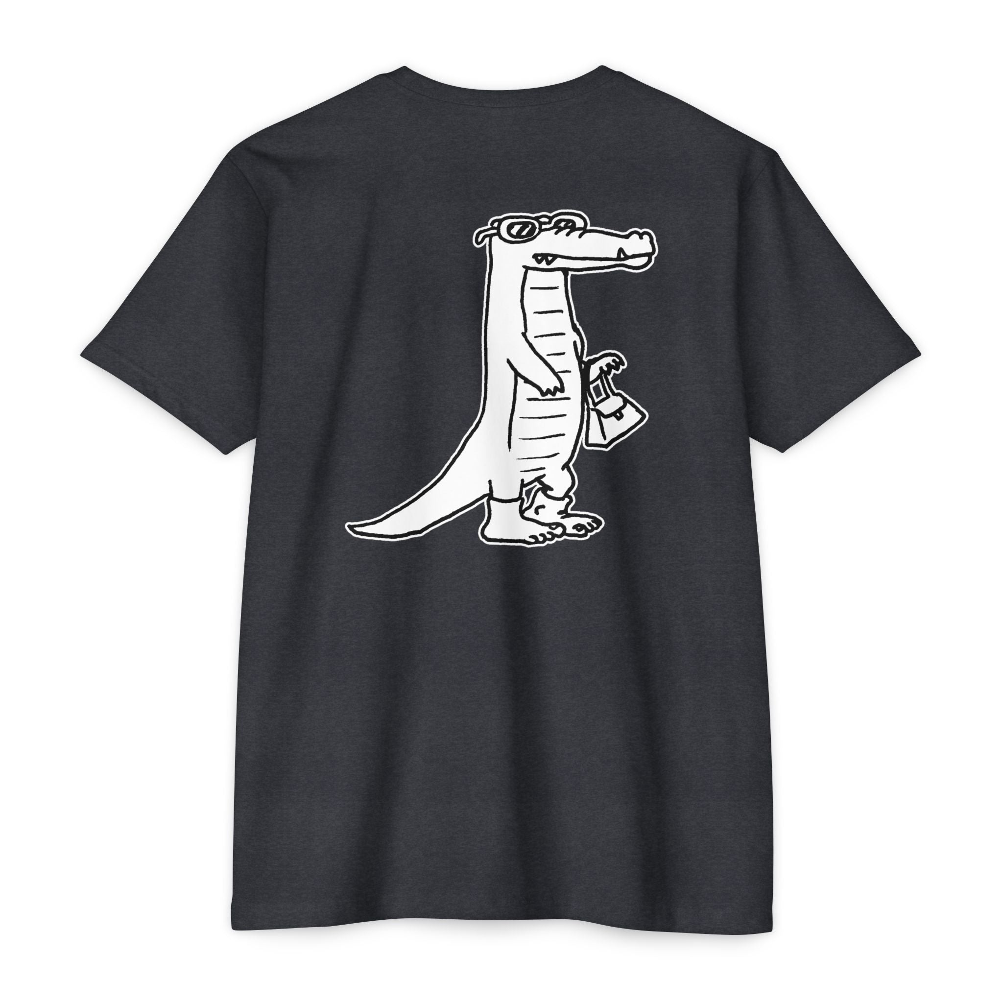Alligator with people shoes T-shirt