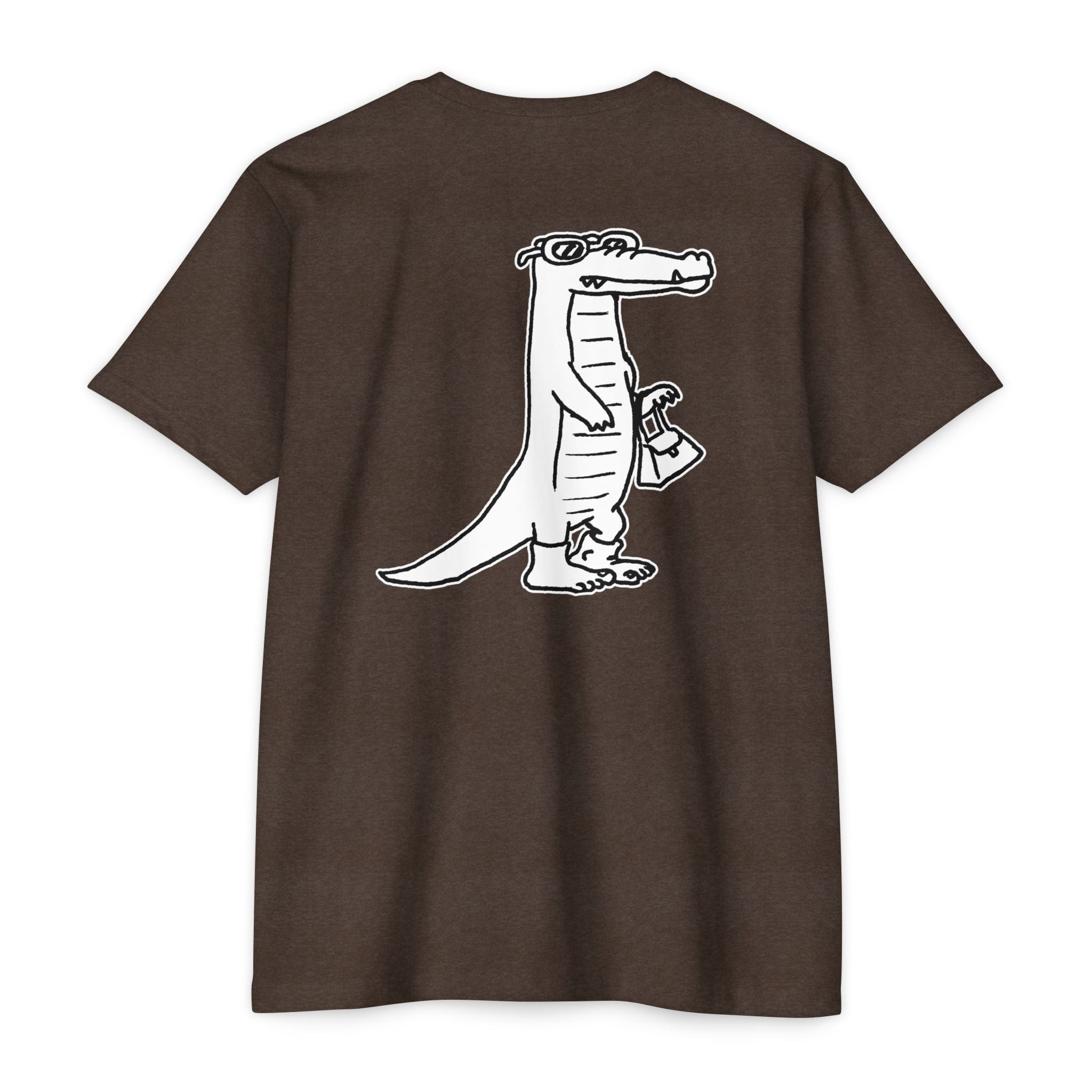 Alligator with people shoes T-shirt